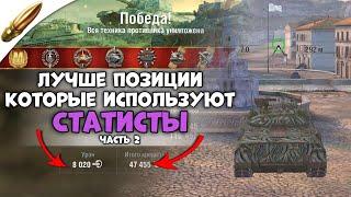 Это ЛУЧШИЕ позиции от СТАТИСТОВ в Wot Blitz  Обучение вот блиц - Часть 2 Виноградники  Канал