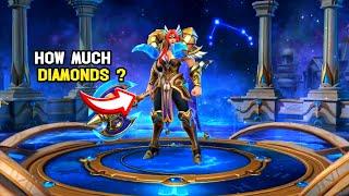 HOW MUCH DIAMONDS FOR HILDA ZODIAC SKIN ? HILDA ZODIAC DRAW 2023 MLBB  MOBILE LEGENDS