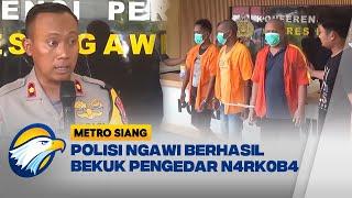 3 Pengedar N4RK084 di Ngawi Terciduk Polisi