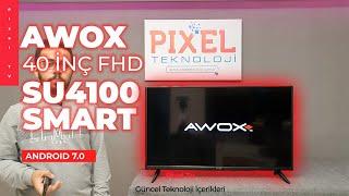 AWOX SU4100 40 İnç Full HD Android TV  Yeni Nesil Smart İle Geldi Android 7.0