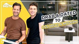 First Time Homebuyers Get Colorful Modern Remodel  The Nate & Jeremiah Home Project  HGTV