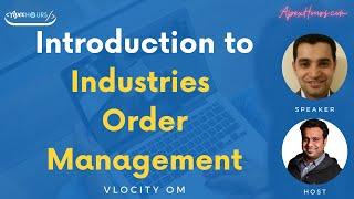 Introduction to Industries Order Management  Vlocity OM