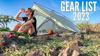 My Backpacking Gear List for 2023