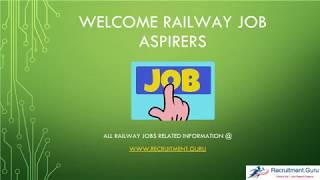 Diesel Locomotive Services Recruitment Notification - Recruitment Guru