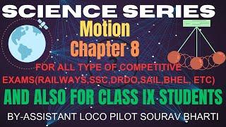 chapter-8 MOTION FOR CLASS-9 AND COMPETITIVE EXAMS RRB ALP SSC NTPCSAIL DRDO