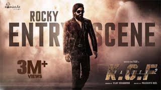 Rocky Bhai Mass Entry Scene   KGF 2  Yash  Prashanth Neel  Vijay Kiragandur  Hombale Films