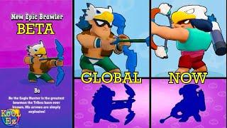 UNLOCKING ANIMATION EVOLUTION Old vs New Beta vs Global  Brawl Stars