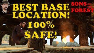 100% GUARANTEED BEST HUGE BASE LOCATION COMPLETELY SAFE BUILD A CITY Sons of the Forest