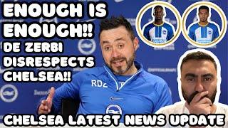 ENOUGH IS ENOUGH Roberto De Zerbi & Brighton DISRESPECTS Chelsea Christopher Vivell SACKED