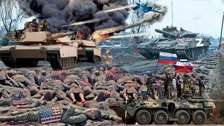 Экипаж российского танка Т-90 вступил в рукопашный бой с гордым американским танком М1 «Абрамс».