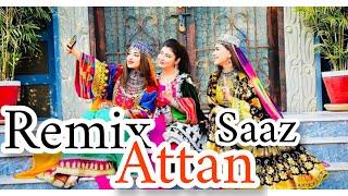 #remix Attan Saaz  ریمیکس اتن  Afghan wedding culture song #pashto #song #nocopyrightmusic