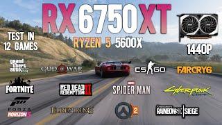 RX 6750XT Test in 12 Games in late 2022 ft Ryzen 5 5600X