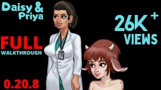 Summertime Saga Daisy & Dr.Priya Singh quest 0.20.8  Full walkthrough  Gamerloop