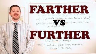 Vocabulary Comparisons - Farther vs Further