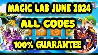 MAGIC LAB ALL CODES JUNE 2024   100% GUARNTEE   CASTLE CLASH