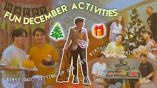 Setting Up Our Christmas Tree Gift Shopping Company D&D & Birthday Surprise  • Red Diaz