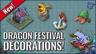 Dragon Festival Decorations - February 2024  Clash of Clans