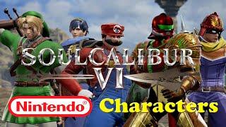 Soul Calibur VI Nintendo Characters