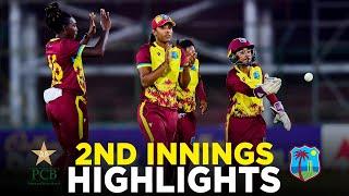 2nd Innings Highlights  Pakistan Women vs West Indies Women  3rd T20I 2024  PCB  M2F2A