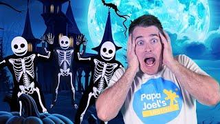 A Spooky Skeleton is Coming Dance  Spooky Brain Breaks by Papa Joels English