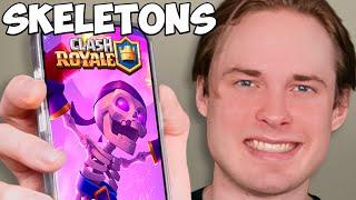 Can You Beat Clash Royale With Only Skeletons?