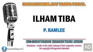 P. Ramlee & Saloma - Ilham Tiba  Karaoke  Tanpa Vokal  Minus One  Lirik Video HD
