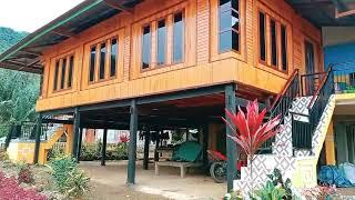 rumah kayu minimalis keren....