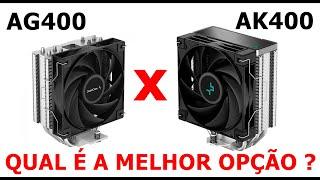 AG 400 VS AK 400  QUAL  O  MELHOR  CPU  COOLER  DA  DEEPCOOL  DO  MOMENTO  ?