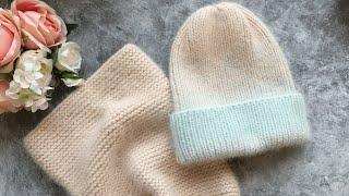 ЭТОТ СНУД СМОЖЕТ СВЯЗАТЬ КАЖДЫЙ ПЛАТОЧНАЯ ВЯЗКА БЕЗ СТЫКА KNITTED HAT