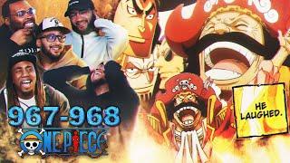 ODA & ROGER REACH LAUGH TALE One Piece Eps 967968 Reaction