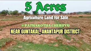 5 Acres Agriculture land for sale in Guntakal Anantapur District Near Guthi- Guntakal Highway