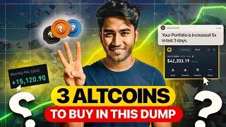 3 EXPLOSIVE ALTCOINS TO GRAB IN THIS DUMP  Top 3 Altcoins To Buy Now For 5x - 10x Returns