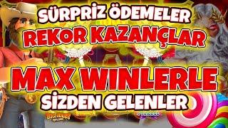 Slot Oyunları  Sizden Gelenler  Sürpriz Ödemeler ve Rekor Kazançlarla  MAX WİNLER