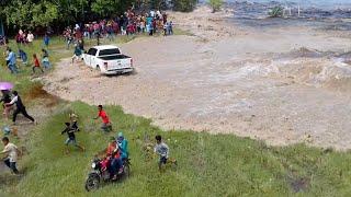 Spectacular Tidal Bore Hits Indonesian Village Again Part 3