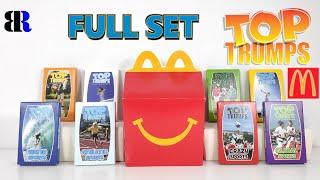 Top Trumps Full Set  2023 McDonalds Happy Meal Complete Set Collection