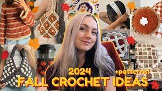 FALL CROCHET IDEAS 2024 + PATTERNS