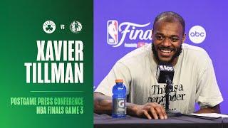 Xavier Tillman Postgame Press Conference  NBA Finals Game 3 vs. Dallas Mavericks