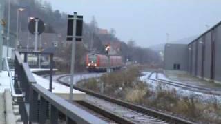 BR 612 blasts the Horn in Wernigerode Germany