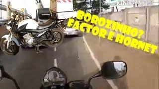 MOTOKA CACHORRO- BOROZINHO NA FACTOR 150 E HORNET 600 TUDO EM UM VÍDEO SÓ◀CABO VERTICAL ▶