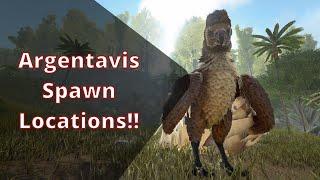 ARK The Island  Argentavis Spawn Locations