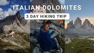 Italian Dolomites 3 Day Hiking Trip Hut to Hut