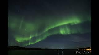 Time lapse of Northern Lights 17 September 2022 Back Bay Yellowknife Northwest Territories