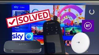 Guide to Sky Q TV with BT Broadband Connection Issues - Mini Boxes & Wifi Disks - Sky Glass - Solved