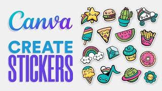 How To Make Stickers On Canva To Sell  Easy Tutorial 2024