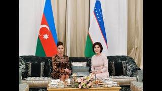 First Lady of Azerbaijan Mehriban Aliyeva met with First Lady of Uzbekistan Ziroatkhon Mirziyoyeva