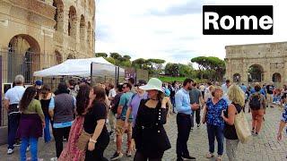 Rome Italy - The Colosseum in Autumn Fall Season Still Overcrowded?