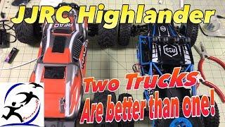 JJRC Q39 Highlander RC Desert Truck Unboxing and Review. Two is more fun than one.