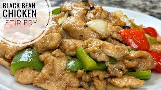 Chicken In Black Bean Sauce Stir Fry Recipe  Chicken Stir Fry With Pepper And Onion