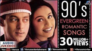 90s Evergreen Romantic Songs  Most Romantic Hindi Songs  Audio Jukebox  Hindi Love Songs