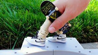 Finger Skateboard  Tech Deck Skateboards Unboxing  Finger Skateboard Tricks  Mini Nike Shoes